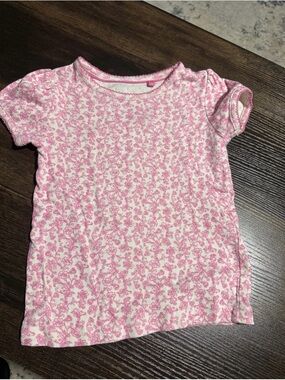 NWOT Mini Boden Flower Pointelle Top